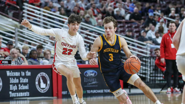 Idaho boys high school basketball: Meridian vs. Owyhee in the Idaho boys basketball state playoffs